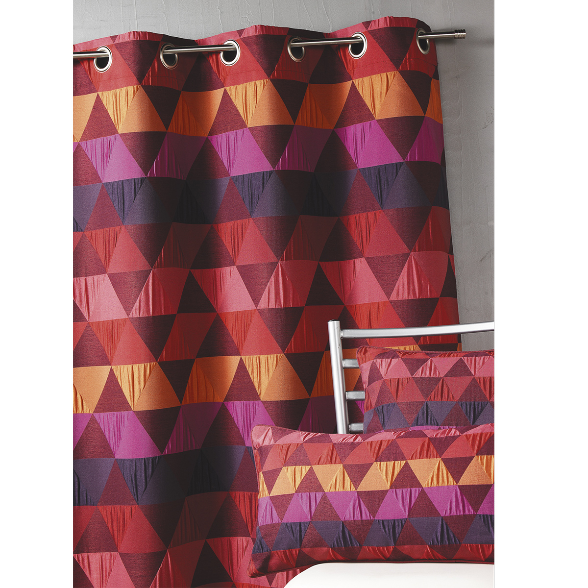 Rideau ameublement Jacquard 'triangles' — vue 5