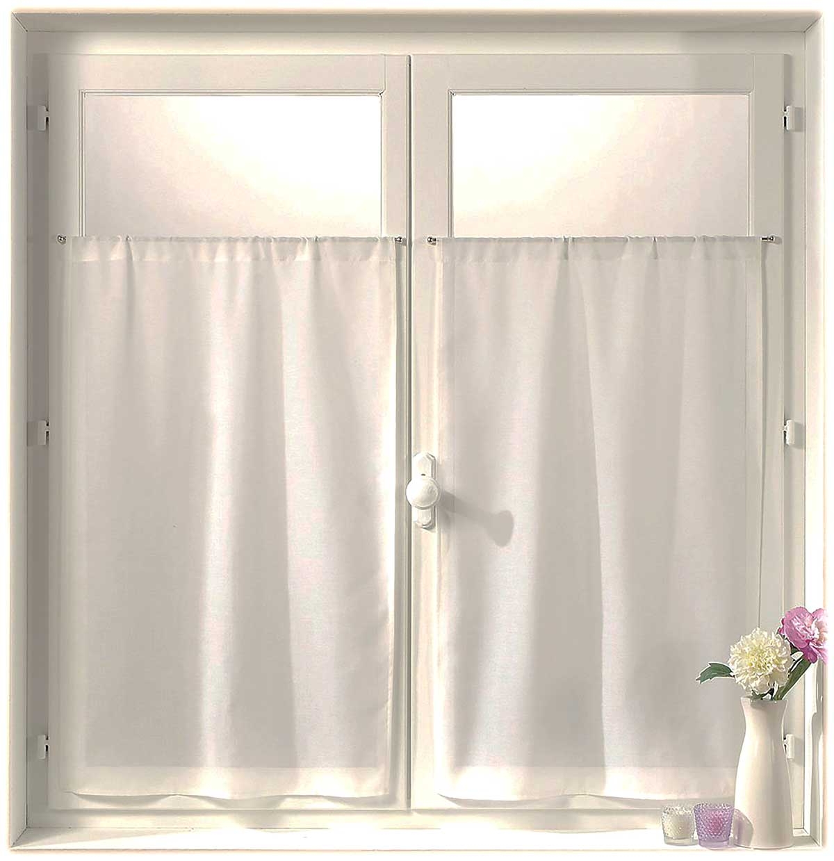 Paire de Petits rideaux Sobriété