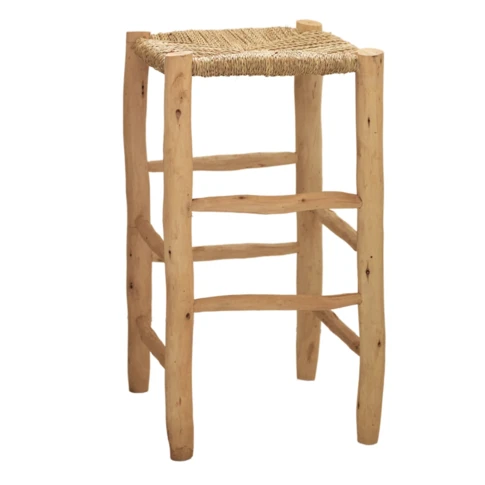 Tabouret de bar bois et doum