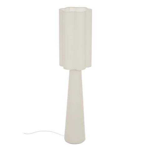 Lampadaire design en acier et béton 0 cm Beige