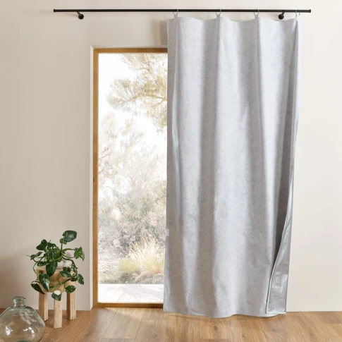 Forro térmico opaco para cortinas aislantes