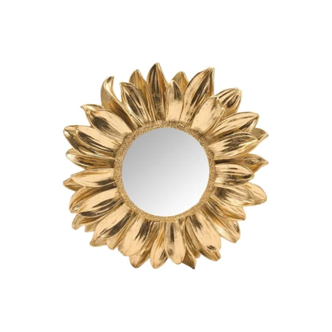 Ex-voto miroir fleur déco murale