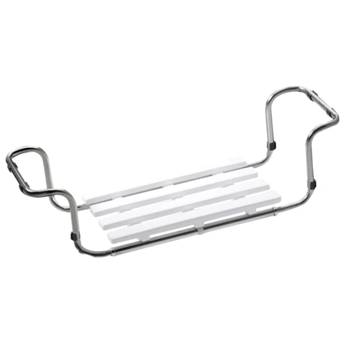 Siège de baignoire réglable  0 cm Blanc
