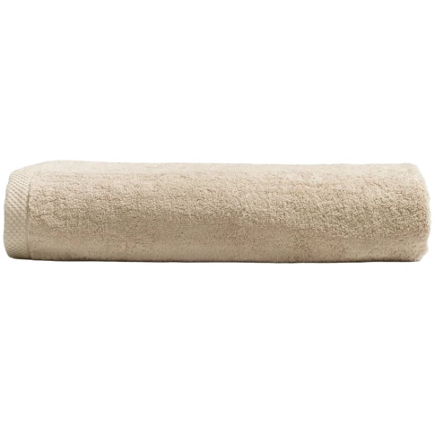 Serviette de bain premium coton 600 g/m² Mirmande 90 x 180 cm Crème