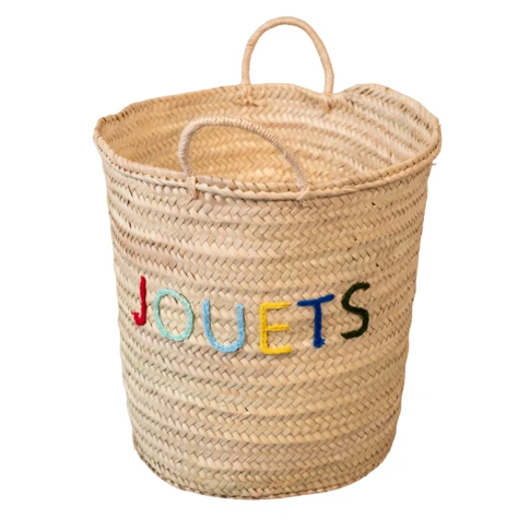 Panier de rangement Jouets  40 x 40 x 45 cm Naturel