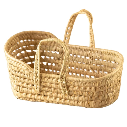 Cesta in vimini per bambola