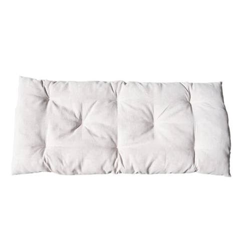 Matelas extérieur capitonné toile olefine outdoor 60 x 120 cm Naturel