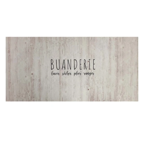 Tapis de buanderie en mousse de vinyle 45 x 90 cm Beige
