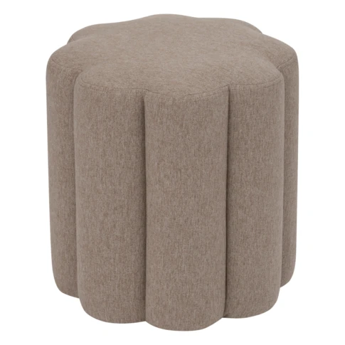 Pouf  fleur tissu OEKO-TEX