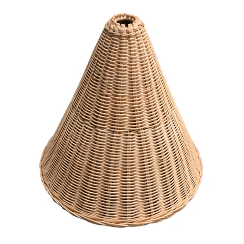 Lustre rotin tressé cône 40 cm 40 x 40 x 40 cm Naturel