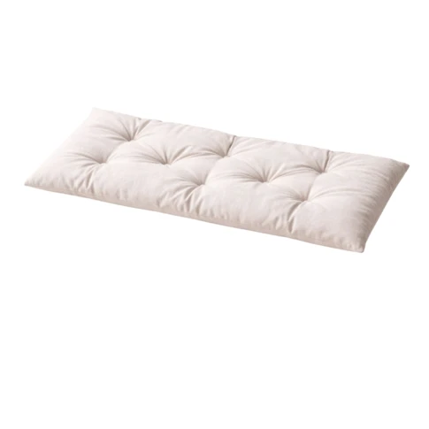 Matelas extérieur capitonné toile olefine outdoor 60 x 120 cm Naturel