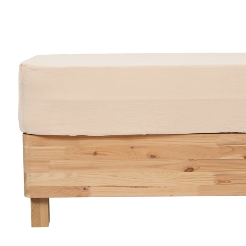 Drap housse en gaze de coton