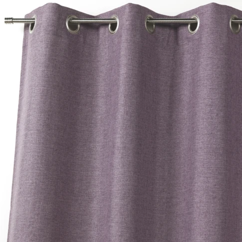 Rideau 100 % occultant uni doublé