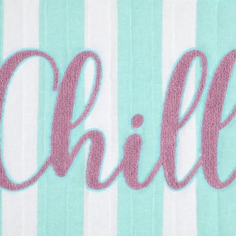 Sac cabas polycoton matelassé CHILL 44 x 35 x 10 cm VERT