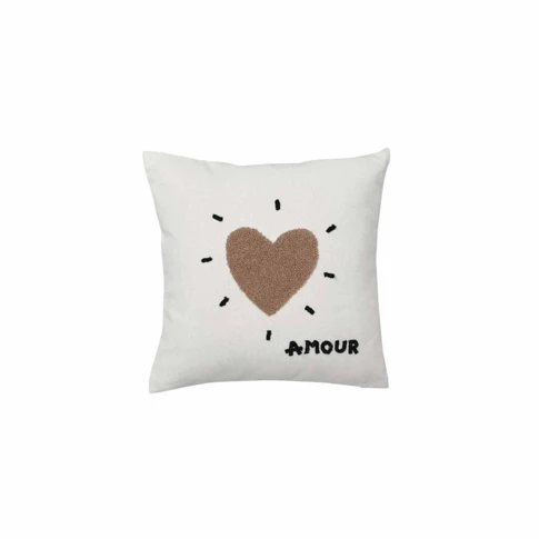 Coussin décoratif cœur « Amour »