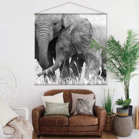 Cuadro mural de elefante