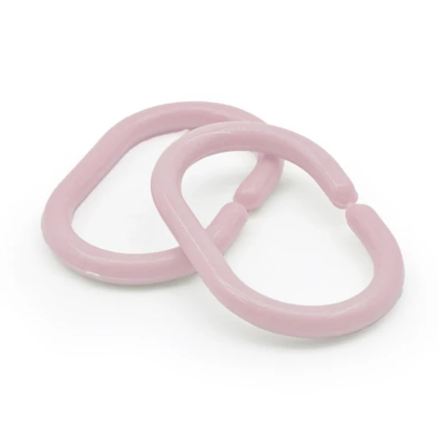 Anneaux de rideau de douche x12 en plastique