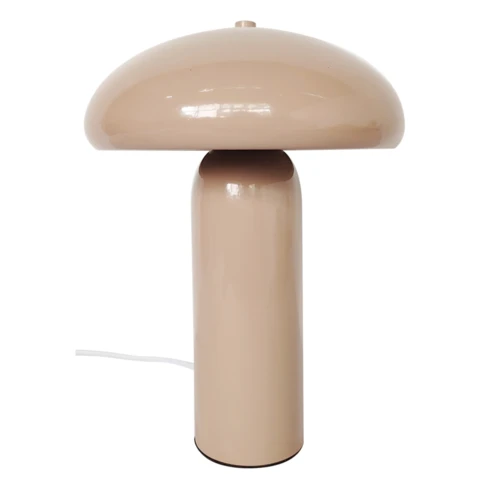 Lampe décorative en métal au design arrondi 0 cm Beige
