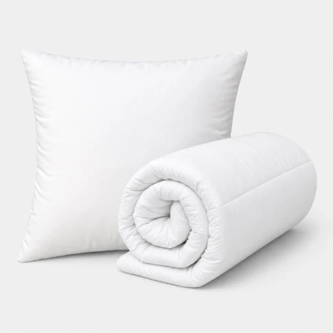 Lot couette chaude premium anti-acariens  + 1 oreiller respirant