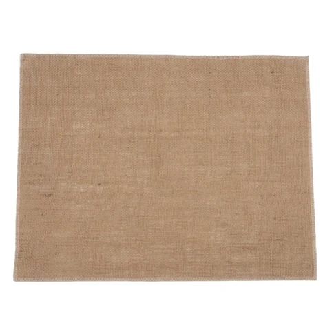 Set de table en jute enduite 35 x 45 cm Naturel