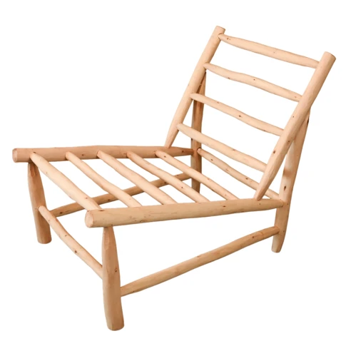 Fauteuil bois lounge (sans coussin)