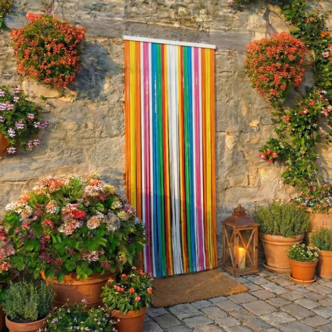 ANTILLES 90X200 MULTI 90 x 200 cm Rouge