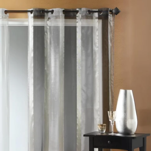 Voilage Organza rayure verticale