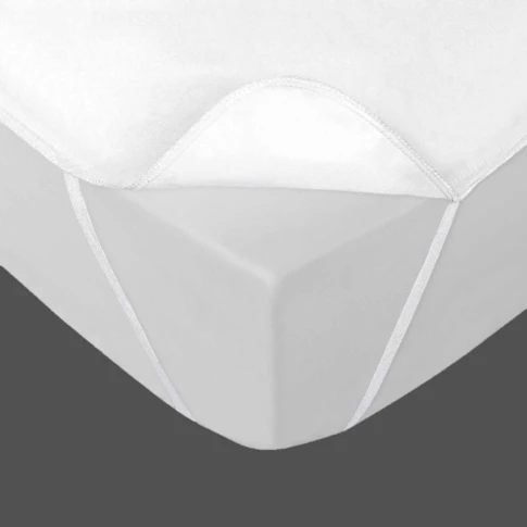 Lot de 2 alèses imperméables jetables avec élastiques pour matelas 90 x 190 CM BLANC