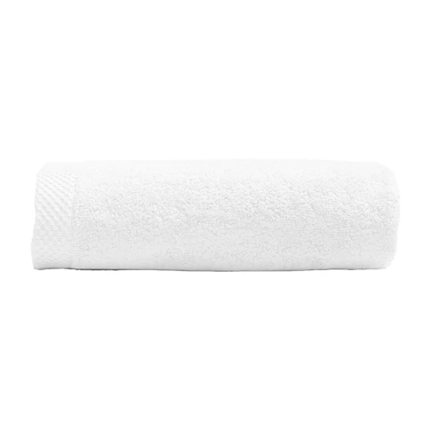 Serviette de bain pur coton 600 g/m² Mirmande 70 x 140 cm Blanc