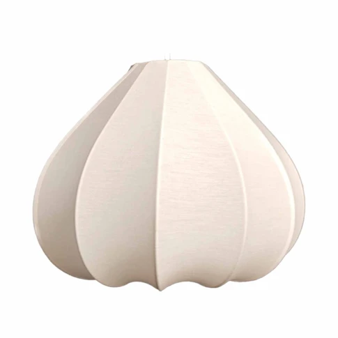 Abat-jour suspension blanc en coton