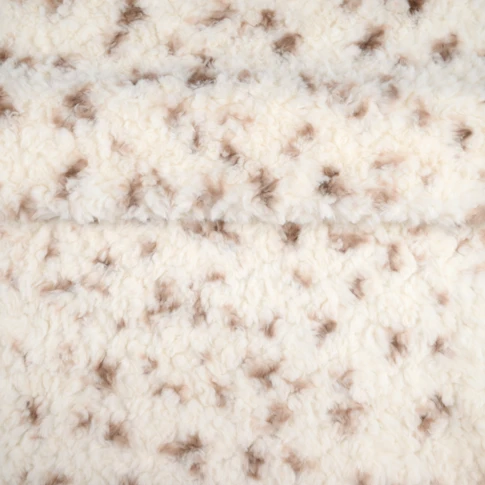 Tissu d’ameublement texturé moucheté 150 cm ECRU