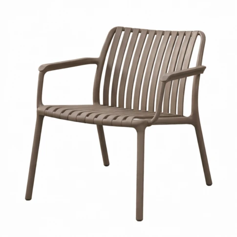 Fauteuil bas de jardin 0 cm taupe
