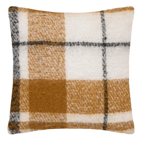 Coussin à motif tartan