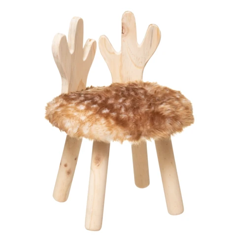 tabouret effet cerf pour enfant