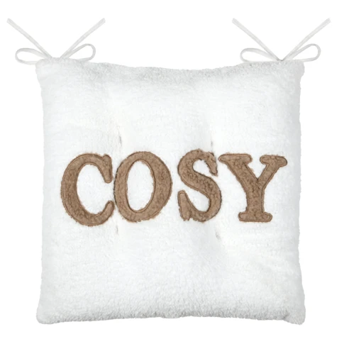 Galette de chaise ultra douce "Cosy"