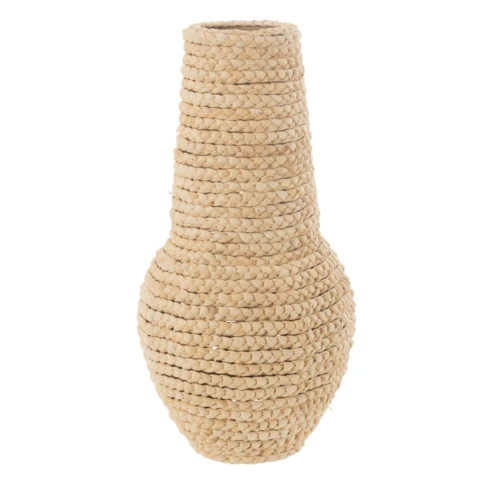 Vase en rotin tressé 32 x 32 x 63 cm Naturel