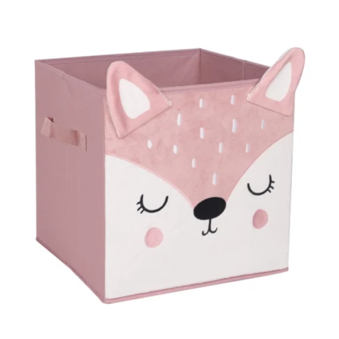Caja de almacenamiento infantil con diseño de ciervo
