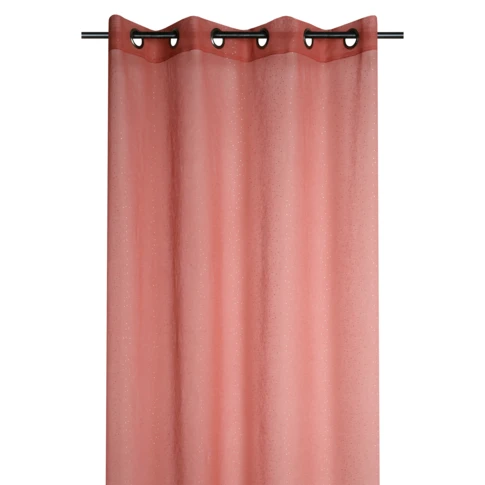 Voilage finitions dorées à oeillets 135 x 260 cm MARSALA