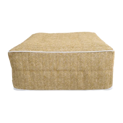 Pouf carré gonflable pour extérieur et intérieur 0 cm NATUREL