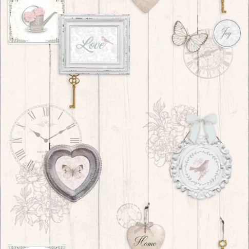 Sous-nappe protectrice imprimée rétro 140 cm Naturel