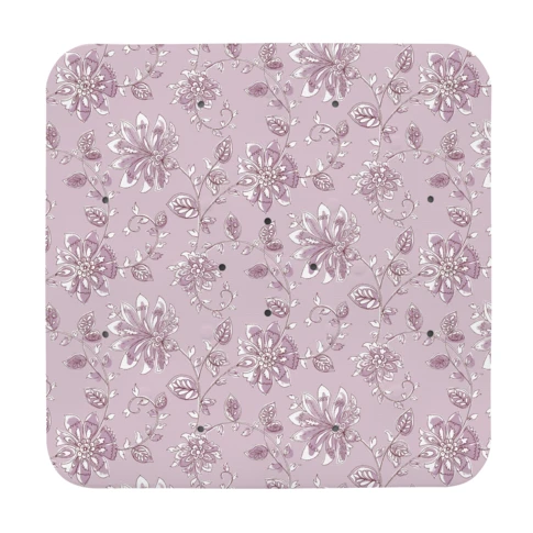 Rutschfeste Duschmatte mit Blumenmuster