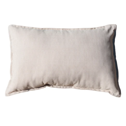 Coussin déhoussable toile olefine outdoor 60 x 40 cm Naturel