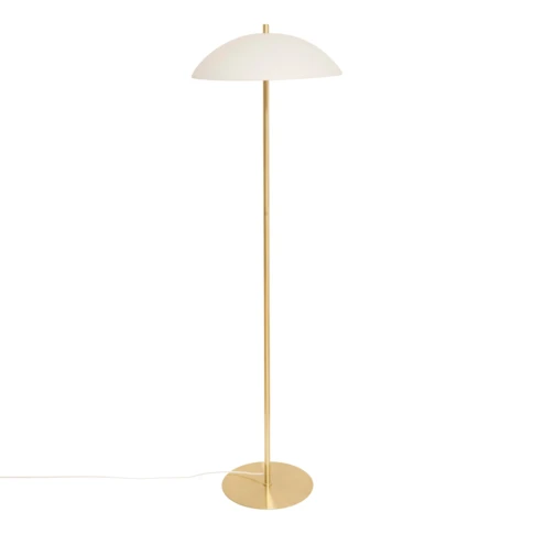 Lampadaire en acier design épuré 0 cm Blanc