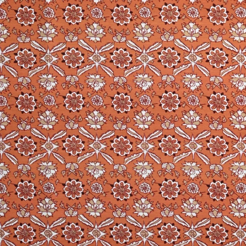Tissu polycoton imprimé oriental