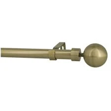Kit tringle extensible en métal avec embout