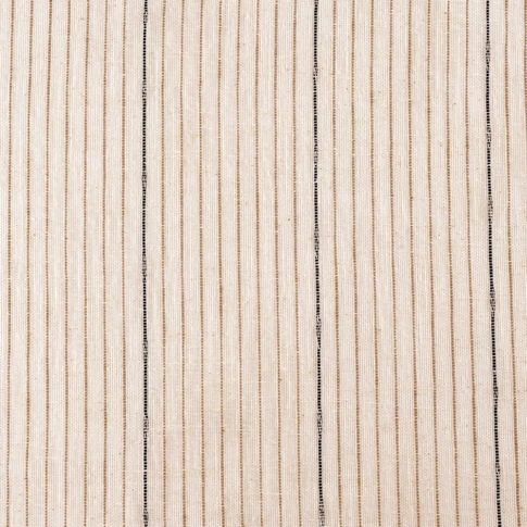 Tissu voile en coton et laine à rayures fantaisie 300 cm Taupe