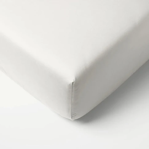 Drap-housse jersey bébé 100% coton 40 x 80 x 13 cm Blanc