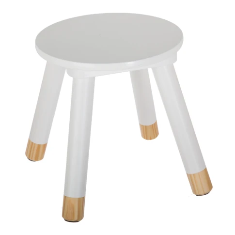 Tabouret enfant blanc