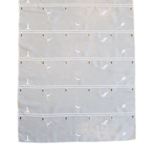 Modulable brodé blanc ambiance été