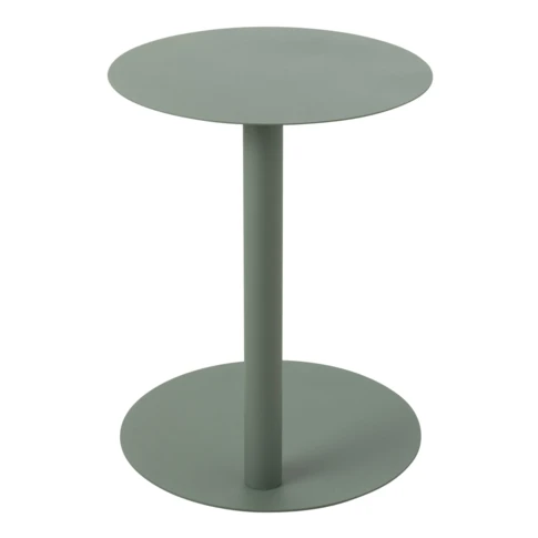 Mesa de centro de metal estilo bistró